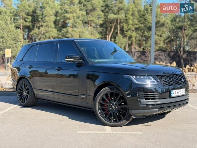 Черный Ленд Ровер Рендж Ровер, объемом двигателя 5 л и пробегом 105 тыс. км за 52000 $, фото 12 на Automoto.ua