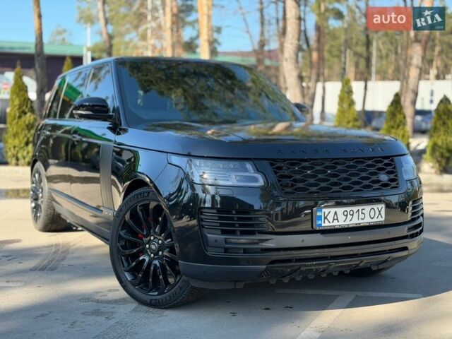 Черный Ленд Ровер Рендж Ровер, объемом двигателя 5 л и пробегом 105 тыс. км за 52000 $, фото 6 на Automoto.ua