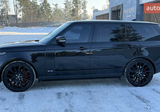 Черный Ленд Ровер Рендж Ровер, объемом двигателя 5 л и пробегом 104 тыс. км за 55900 $, фото 4 на Automoto.ua