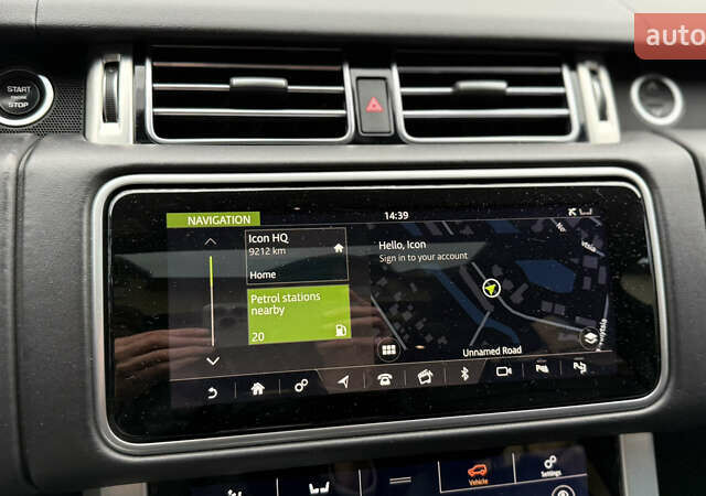 Чорний Ленд Ровер Рендж Ровер, об'ємом двигуна 5 л та пробігом 103 тис. км за 62000 $, фото 45 на Automoto.ua