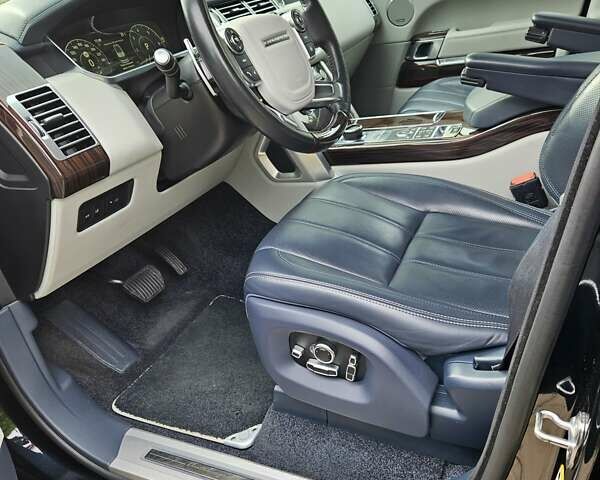 Черный Ленд Ровер Рендж Ровер, объемом двигателя 4.37 л и пробегом 120 тыс. км за 69000 $, фото 6 на Automoto.ua