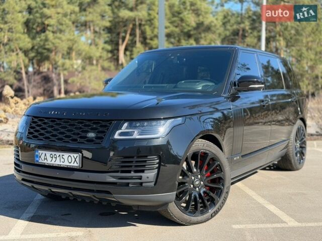 Черный Ленд Ровер Рендж Ровер, объемом двигателя 5 л и пробегом 105 тыс. км за 52000 $, фото 16 на Automoto.ua
