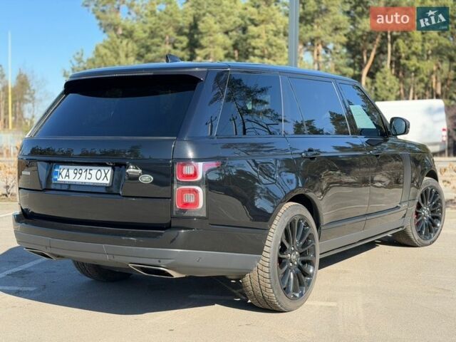 Черный Ленд Ровер Рендж Ровер, объемом двигателя 5 л и пробегом 105 тыс. км за 52000 $, фото 21 на Automoto.ua