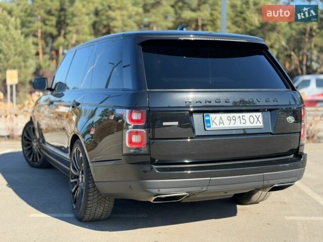 Черный Ленд Ровер Рендж Ровер, объемом двигателя 5 л и пробегом 105 тыс. км за 52000 $, фото 26 на Automoto.ua
