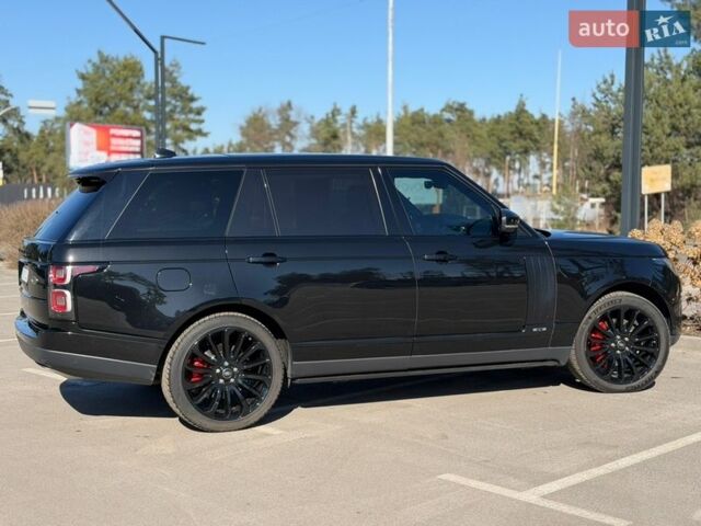 Черный Ленд Ровер Рендж Ровер, объемом двигателя 5 л и пробегом 105 тыс. км за 52000 $, фото 24 на Automoto.ua