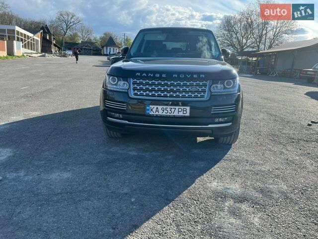 Чорний Ленд Ровер Рендж Ровер, об'ємом двигуна 4.37 л та пробігом 92 тис. км за 50500 $, фото 14 на Automoto.ua