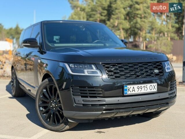 Черный Ленд Ровер Рендж Ровер, объемом двигателя 5 л и пробегом 105 тыс. км за 52000 $, фото 10 на Automoto.ua