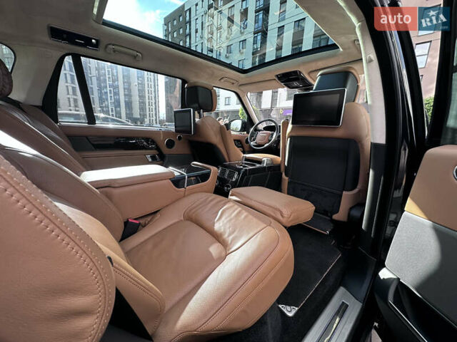 Черный Ленд Ровер Рендж Ровер, объемом двигателя 4.37 л и пробегом 260 тыс. км за 63000 $, фото 37 на Automoto.ua