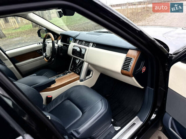 Черный Ленд Ровер Рендж Ровер, объемом двигателя 4.37 л и пробегом 81 тыс. км за 68000 $, фото 44 на Automoto.ua