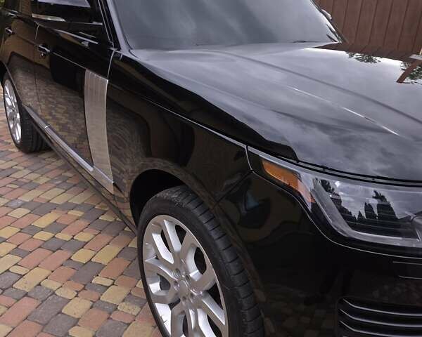 Ленд Ровер Рендж Ровер 2018 в Полтаве на Automoto.ua Черный Ленд Ровер Рендж Ровер, объемом двигателя 5 л и пробегом 48 тыс. км за 60000 $, фото 12 на Automoto.ua