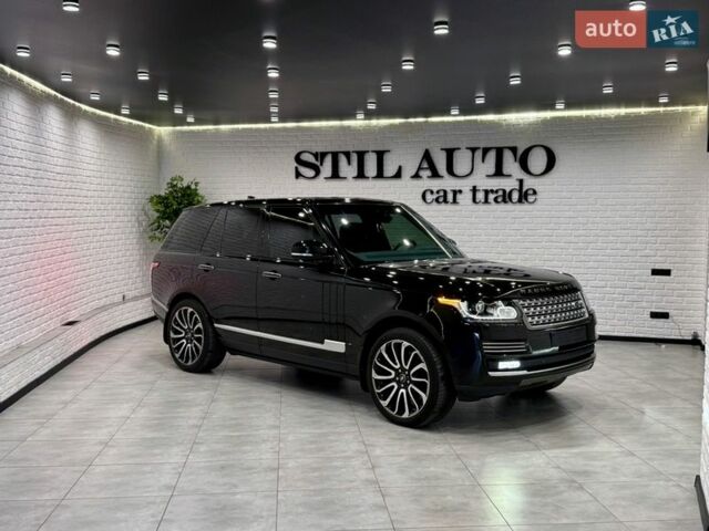 Черный Ленд Ровер Рендж Ровер, объемом двигателя 4.37 л и пробегом 3 тыс. км за 69999 $, фото 74 на Automoto.ua