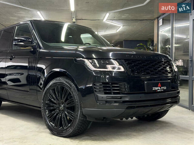 Черный Ленд Ровер Рендж Ровер, объемом двигателя 5 л и пробегом 78 тыс. км за 81500 $, фото 2 на Automoto.ua