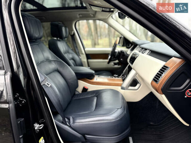 Черный Ленд Ровер Рендж Ровер, объемом двигателя 4.37 л и пробегом 81 тыс. км за 68000 $, фото 45 на Automoto.ua