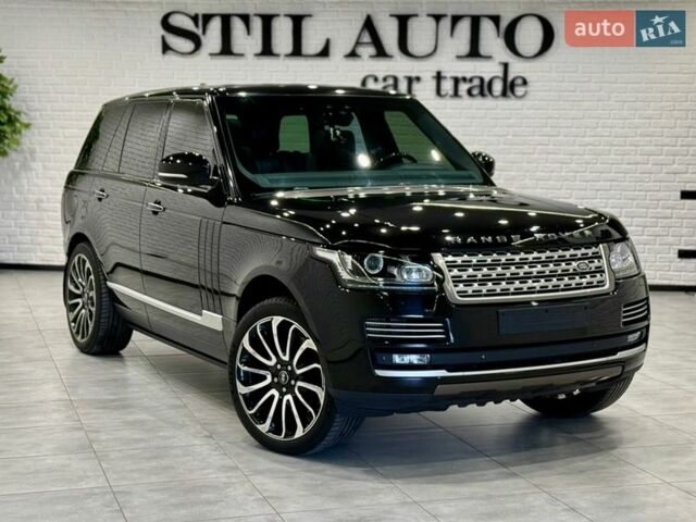 Черный Ленд Ровер Рендж Ровер, объемом двигателя 4.37 л и пробегом 3 тыс. км за 69999 $, фото 72 на Automoto.ua