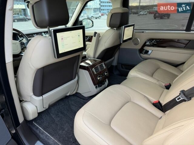 Черный Ленд Ровер Рендж Ровер, объемом двигателя 5 л и пробегом 161 тыс. км за 58500 $, фото 40 на Automoto.ua