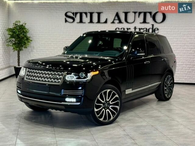 Черный Ленд Ровер Рендж Ровер, объемом двигателя 4.37 л и пробегом 3 тыс. км за 69999 $, фото 83 на Automoto.ua