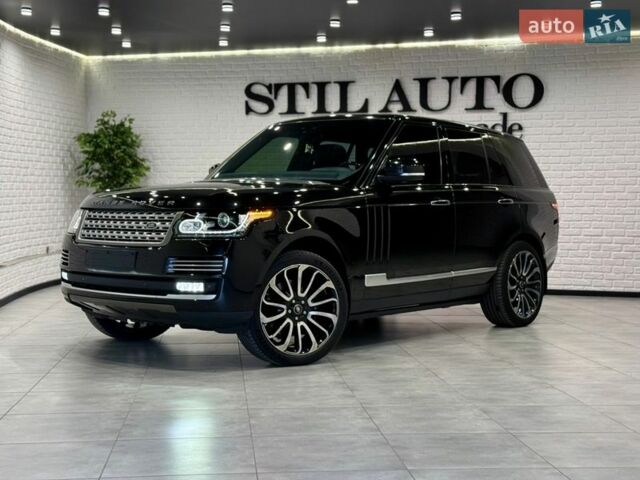 Черный Ленд Ровер Рендж Ровер, объемом двигателя 4.37 л и пробегом 3 тыс. км за 69999 $, фото 87 на Automoto.ua