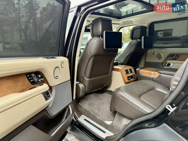 Черный Ленд Ровер Рендж Ровер, объемом двигателя 2.99 л и пробегом 200 тыс. км за 57000 $, фото 18 на Automoto.ua