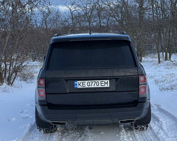 Черный Ленд Ровер Рендж Ровер, объемом двигателя 4.37 л и пробегом 155 тыс. км за 67000 $, фото 4 на Automoto.ua
