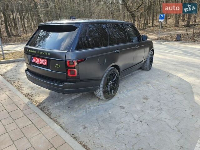 Черный Ленд Ровер Рендж Ровер, объемом двигателя 3 л и пробегом 158 тыс. км за 48500 $, фото 10 на Automoto.ua