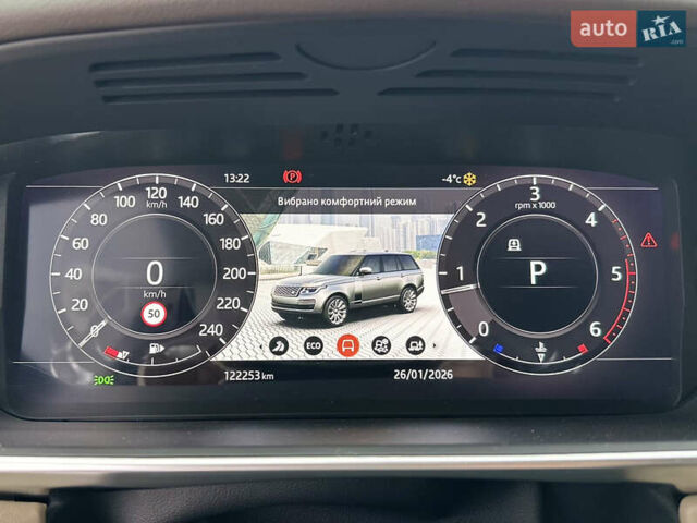 Черный Ленд Ровер Рендж Ровер, объемом двигателя 2.99 л и пробегом 122 тыс. км за 63000 $, фото 15 на Automoto.ua