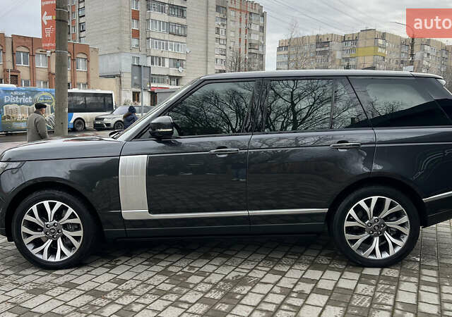 Черный Ленд Ровер Рендж Ровер, объемом двигателя 4.37 л и пробегом 90 тыс. км за 69000 $, фото 3 на Automoto.ua