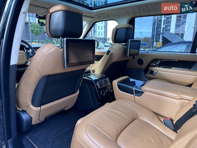 Черный Ленд Ровер Рендж Ровер, объемом двигателя 4.37 л и пробегом 260 тыс. км за 63000 $, фото 31 на Automoto.ua