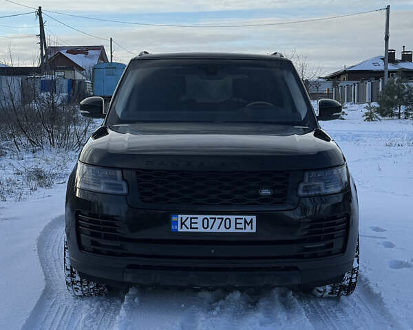 Черный Ленд Ровер Рендж Ровер, объемом двигателя 4.37 л и пробегом 155 тыс. км за 67000 $, фото 3 на Automoto.ua