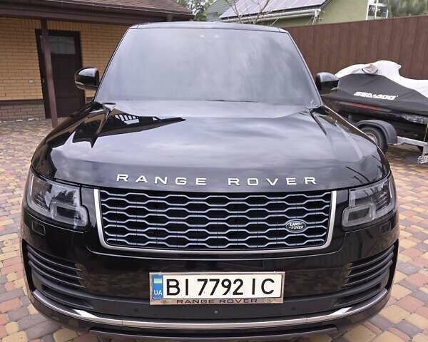 Ленд Ровер Рендж Ровер 2018 в Полтаве на Automoto.ua Черный Ленд Ровер Рендж Ровер, объемом двигателя 5 л и пробегом 48 тыс. км за 60000 $, фото 1 на Automoto.ua