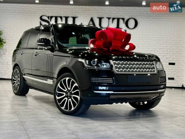 Черный Ленд Ровер Рендж Ровер, объемом двигателя 4.37 л и пробегом 3 тыс. км за 69999 $, фото 71 на Automoto.ua