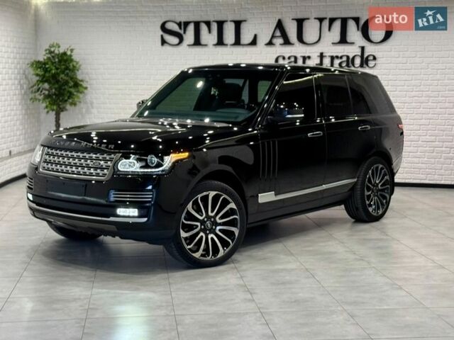 Черный Ленд Ровер Рендж Ровер, объемом двигателя 4.37 л и пробегом 3 тыс. км за 69999 $, фото 88 на Automoto.ua