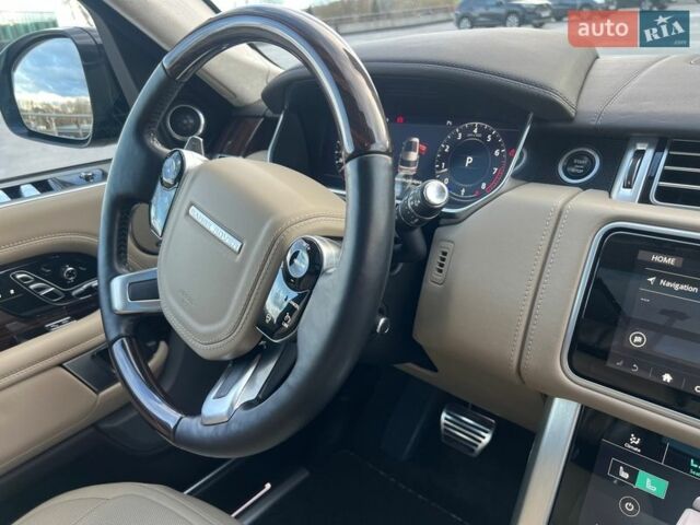 Черный Ленд Ровер Рендж Ровер, объемом двигателя 5 л и пробегом 161 тыс. км за 58500 $, фото 25 на Automoto.ua