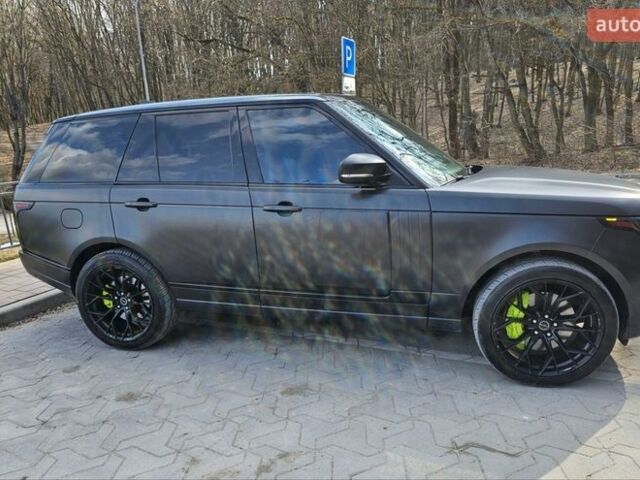 Черный Ленд Ровер Рендж Ровер, объемом двигателя 3 л и пробегом 158 тыс. км за 48500 $, фото 9 на Automoto.ua