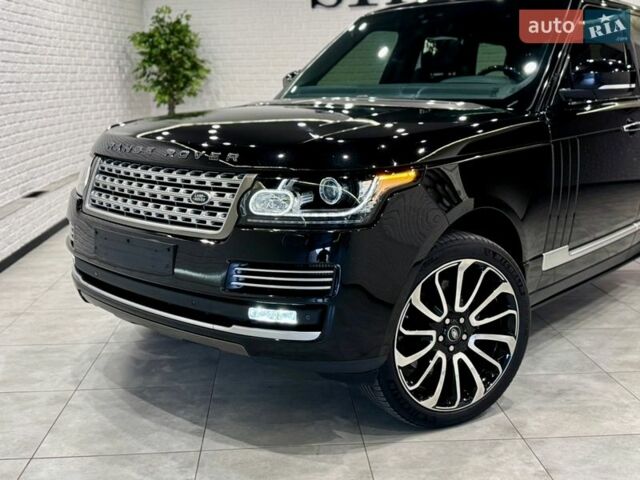 Черный Ленд Ровер Рендж Ровер, объемом двигателя 4.37 л и пробегом 3 тыс. км за 69999 $, фото 85 на Automoto.ua