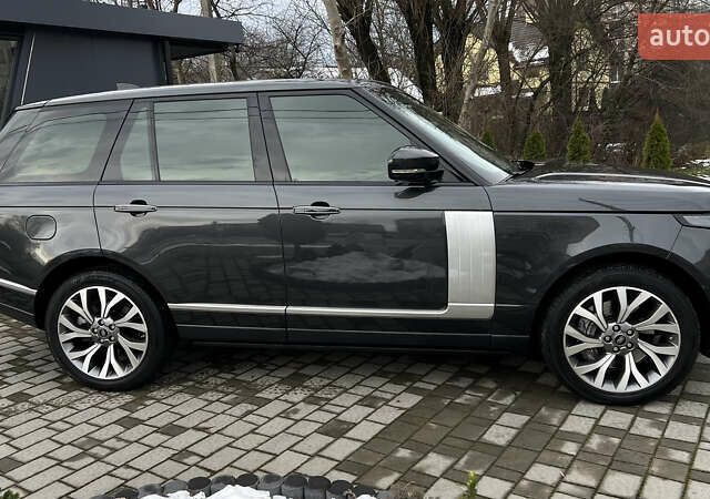 Черный Ленд Ровер Рендж Ровер, объемом двигателя 4.37 л и пробегом 90 тыс. км за 69000 $, фото 7 на Automoto.ua