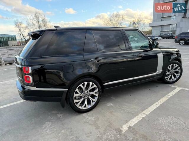Черный Ленд Ровер Рендж Ровер, объемом двигателя 5 л и пробегом 161 тыс. км за 58500 $, фото 4 на Automoto.ua