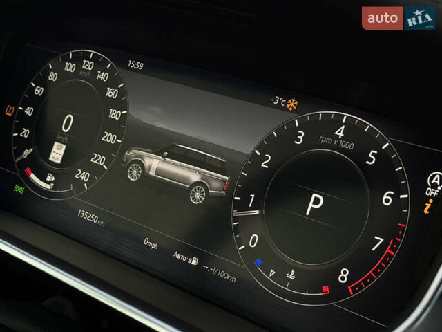 Чорний Ленд Ровер Рендж Ровер, об'ємом двигуна 3 л та пробігом 135 тис. км за 44999 $, фото 19 на Automoto.ua