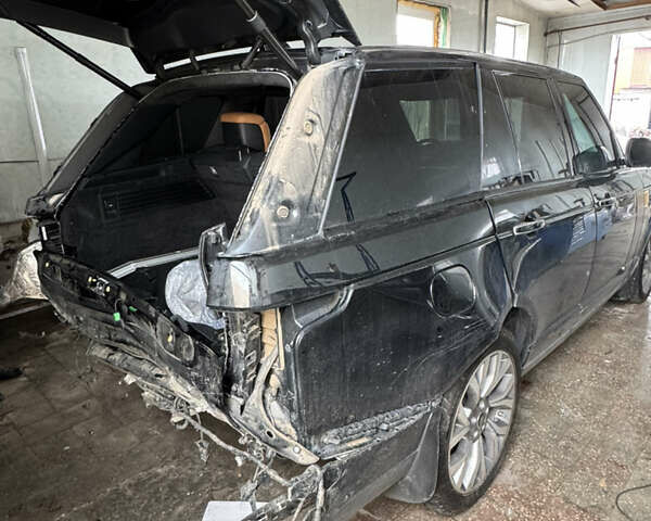 Черный Ленд Ровер Рендж Ровер, объемом двигателя 4.4 л и пробегом 103 тыс. км за 42000 $, фото 3 на Automoto.ua