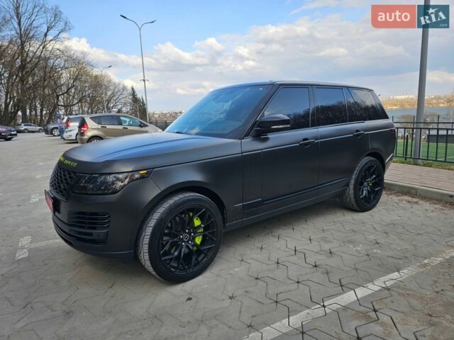 Чорний Ленд Ровер Рендж Ровер, об'ємом двигуна 3 л та пробігом 158 тис. км за 48000 $, фото 6 на Automoto.ua