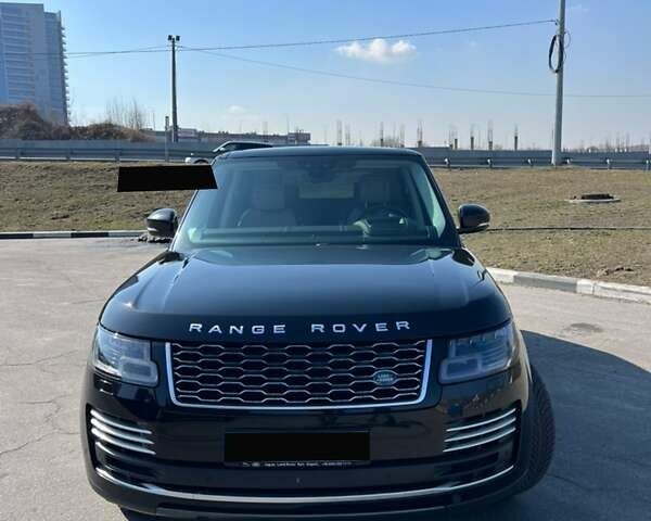 Черный Ленд Ровер Рендж Ровер, объемом двигателя 5 л и пробегом 161 тыс. км за 50000 $, фото 2 на Automoto.ua