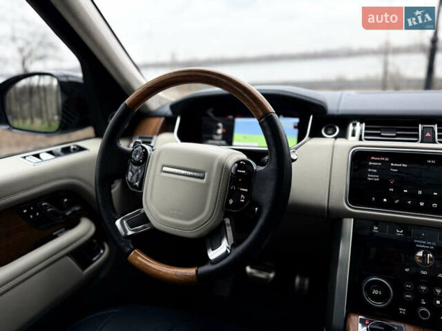 Черный Ленд Ровер Рендж Ровер, объемом двигателя 4.37 л и пробегом 81 тыс. км за 70000 $, фото 38 на Automoto.ua