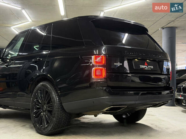 Черный Ленд Ровер Рендж Ровер, объемом двигателя 5 л и пробегом 78 тыс. км за 81500 $, фото 10 на Automoto.ua