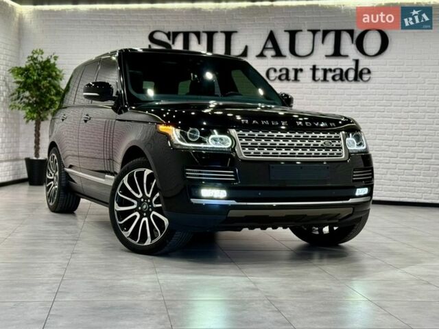 Черный Ленд Ровер Рендж Ровер, объемом двигателя 4.37 л и пробегом 3 тыс. км за 69999 $, фото 9 на Automoto.ua