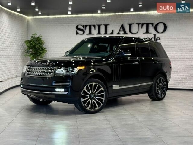 Черный Ленд Ровер Рендж Ровер, объемом двигателя 4.37 л и пробегом 3 тыс. км за 69999 $, фото 81 на Automoto.ua