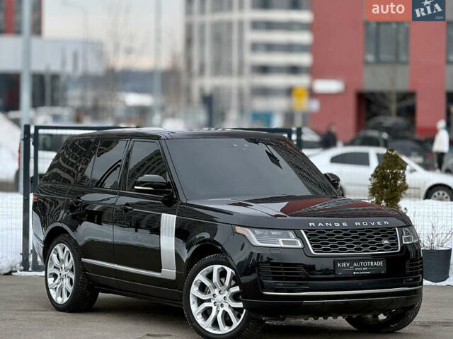 Чорний Ленд Ровер Рендж Ровер, об'ємом двигуна 5 л та пробігом 48 тис. км за 59900 $, фото 1 на Automoto.ua