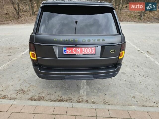 Черный Ленд Ровер Рендж Ровер, объемом двигателя 3 л и пробегом 158 тыс. км за 48500 $, фото 2 на Automoto.ua