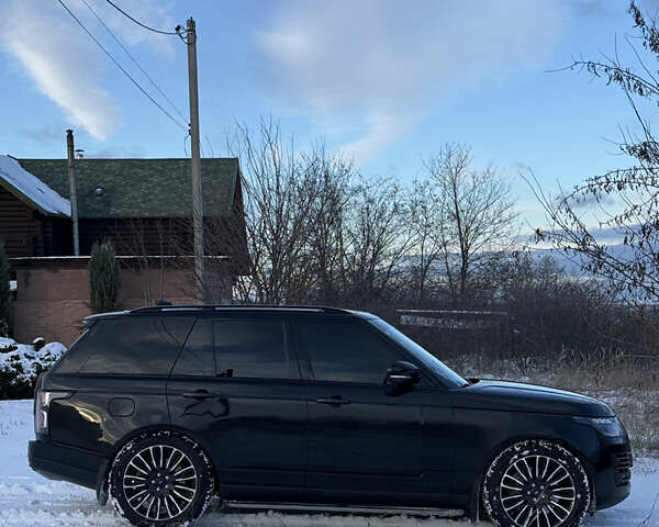 Черный Ленд Ровер Рендж Ровер, объемом двигателя 4.37 л и пробегом 155 тыс. км за 67000 $, фото 1 на Automoto.ua