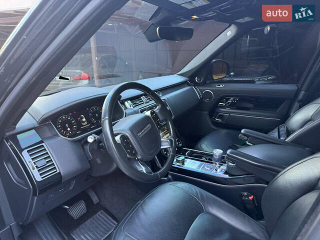 Черный Ленд Ровер Рендж Ровер, объемом двигателя 5 л и пробегом 95 тыс. км за 54000 $, фото 10 на Automoto.ua