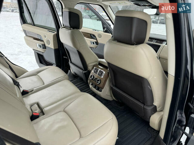 Чорний Ленд Ровер Рендж Ровер, об'ємом двигуна 3 л та пробігом 130 тис. км за 46500 $, фото 62 на Automoto.ua