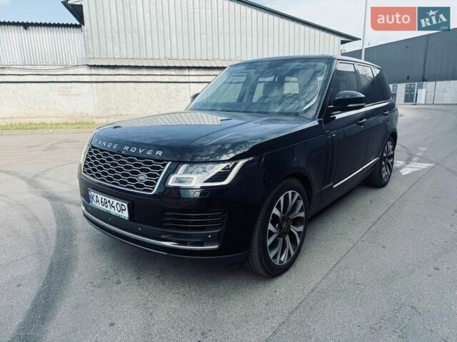 Черный Ленд Ровер Рендж Ровер, объемом двигателя 4.37 л и пробегом 90 тыс. км за 65000 $, фото 3 на Automoto.ua